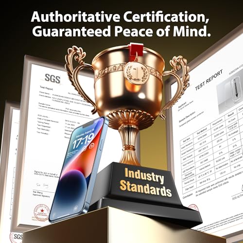 EZ-GLAZ-4+2 Pack for iPhone 14 Plus Screen Protector (6.7") HD Clear - size: iPhone 14 Plus