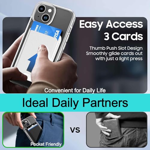 Magnetic for iPhone 13 mini/iPhone 12 mini Wallet Case, Clear White - color: Clear with White, size: iPhone 12 Mini/13 Mini