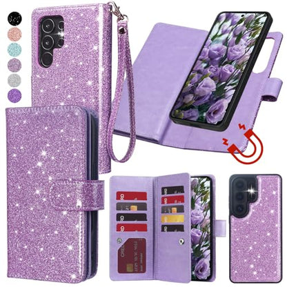 Varikke for Galaxy S26 Ultra Wallet Case Magnetic Detachable, Light Purple - color: Light Purple, size: Galaxy S26 Ultra 6.9"