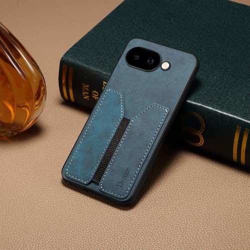 Kowauri Case for Google Pixel 9a, PU Leather Wallet Case with Credit Card Slot Holder Ultra Slim Protector Cover for Google Pixel 9a (Blue) - color: Blue
