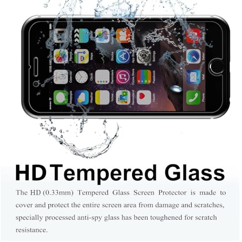 Ailun 3 Pack Privacy Screen Protector iPhone SE 2020/2022, iPhone 8/7/6/6s - size: SE 2020/2022/8/7/6s/6 4.7 inches