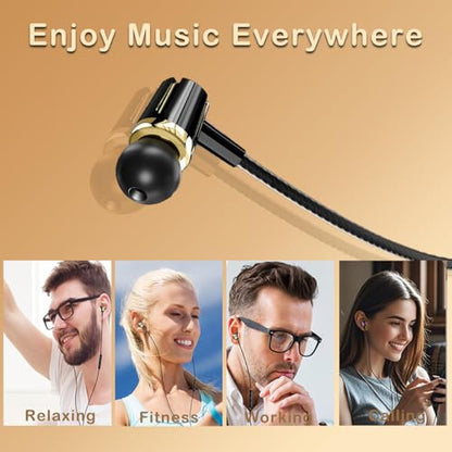 3 Pack USB C Wired Headphones for iPhone 17/16/15 Pro Max