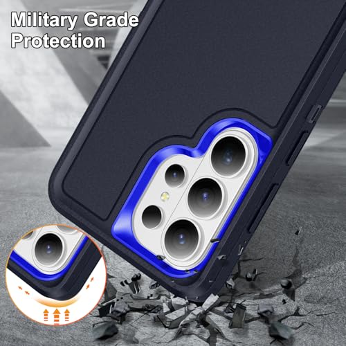 Shockproof Case for Samsung Galaxy S26 Ultra 6.9 inch,Heavy Duty Rugged Military Grade Protection,Hard Sturdy Phone Cover for Samsung S26 Ultra,Deep Blue - color: Deep Blue
