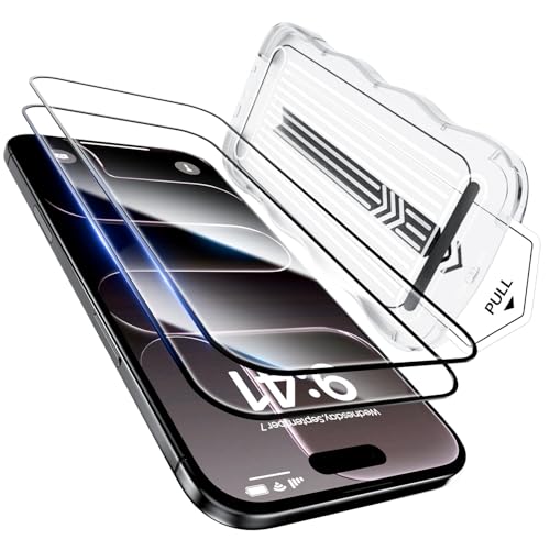 GolbinBox for iPhone Air Screen Protector Tempered Glass, [12FT Military-Grade Shatterproof] [9H Hardness] Full Coverage Film for iPhone 17Air 6.5", 2 Pack - size: iPhone 17 Air-6.5inch
