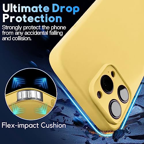 Crossbody Lanyard Strap Case for iPhone 14 Pro Max, Neck Cross Body, Adjustable Holder Removable, Drop Protection Shockproof, Hands-Free Silicone Case 6.7 inch, 150 cm Strap, iP14PM - Yellow - color: Yellow