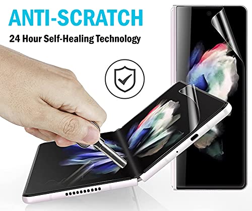Screen Protector Wrap for Samsung Galaxy Z Fold 3 Phone - Clear