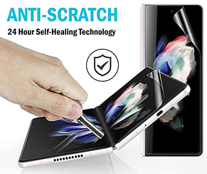 Screen Protector Wrap for Samsung Galaxy Z Fold 3 Phone - Clear