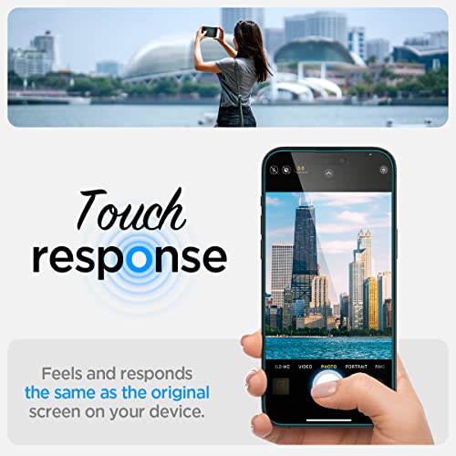 Spigen GlasTR EZ FIT Screen Protector for iPhone 14 Pro Max - size: iPhone 14 Pro Max