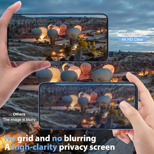 3 Pack for Samsung Galaxy S24 Plus / S25 Plus Privacy Screen Protector - size: 6.70 inch