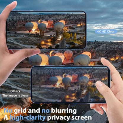 3 Pack for Samsung Galaxy S24 Plus / S25 Plus Privacy Screen Protector - size: 6.70 inch