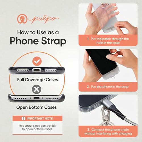 Pulpo 2 in 1 Anti Theft Phone Lanyard and Wrist Strap for iPhone and Android, Adjustable Cell Phone Leash and Universal Tether, Hands Free Strap for Travel Running and Everyday Use, Sage - color: Sage