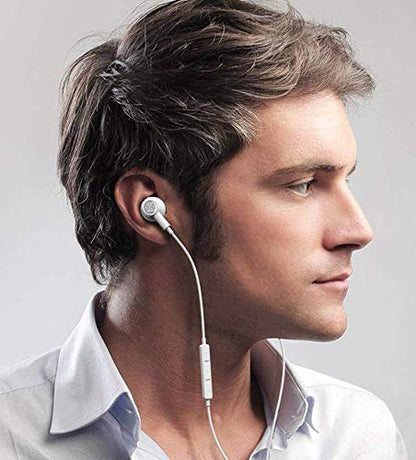BENEWY in-Ear Headphones, 3.5mm Earphones Wired Earbuds with Microphone - color: White