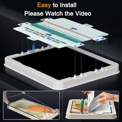 Ferilinso Screen Protector for Google Pixel 9 Pro Fold, Tempered Glass Back | 2 Pack, 9H+ Hardness, Military-Grade Shatterproof, Case Friendly, Easy Installation Bubble Free, with Camera Lens Protector - size: Google Pixel 9 Pro Fold-8.0 INCH