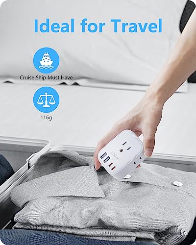 LENCENT Germany France Travel Power Adapter, Schuko Type E/F Power Plug - style: Type E/F-2 Pack-Germany