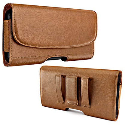 Case for iPhone ProMax Plus 17 16 15, Samsung Galaxy S25+ S24+ S23+ - color: Brown, size: Large