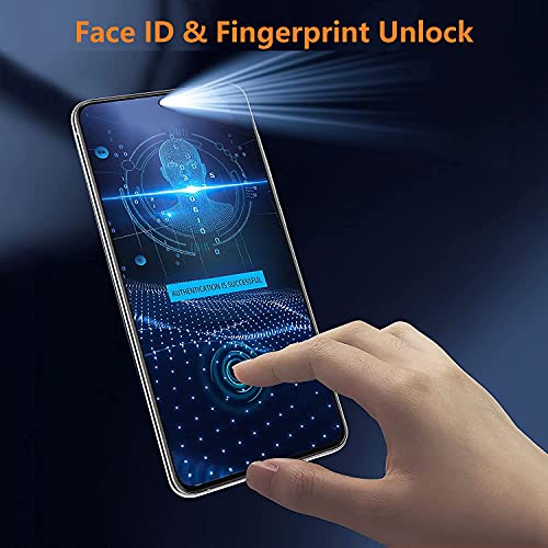 2+2 Pack for Samsung Galaxy S25 FE Screen Protector Privacy Film [Not Glass] With Camera Lens Protector, Fingerprint Unlock, Anti-Spy Flexible,Full Coverage，Anti-Scratch Shock-Resistant - size: S25 FE