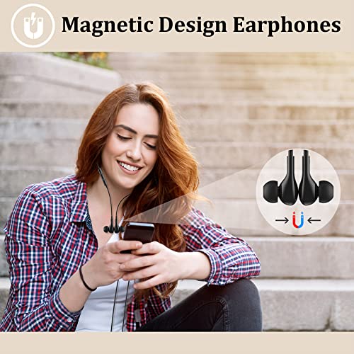 Guguearth Lightning Headphones Earphones Wired,MFi Certified & Magnetic