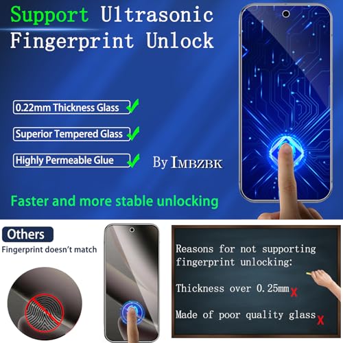 IMBZBK 3 Pack Screen Protector for Google Pixel 10 Pro, Tempered Glass - color: 10 Pro-Transparent
