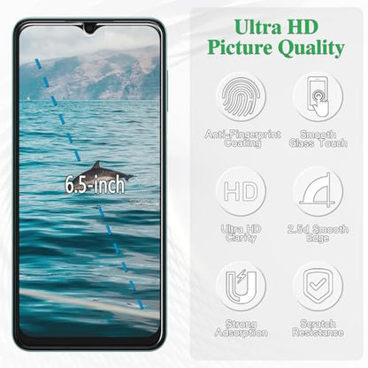 Pokolan Screen Protector for Samsung Galaxy A13 5G Tempered Glass Film - size: Galaxy A13