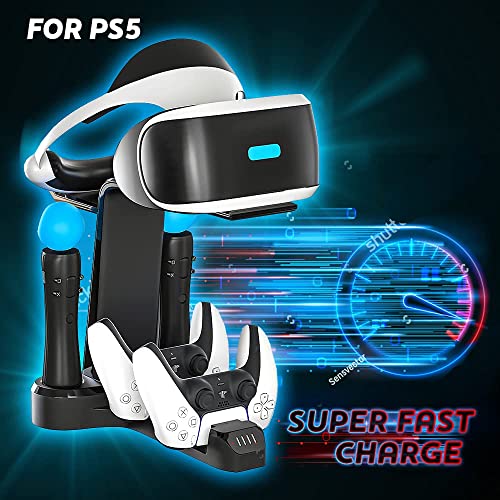 VR Charging Stand, PSVR Charging Station for PS5 - Black - color: PlayStation 5