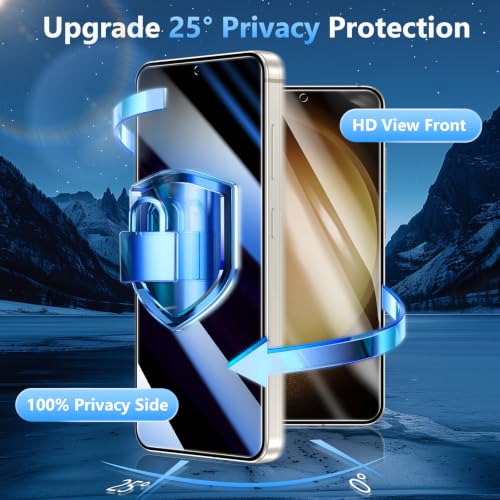 2 Pack for Samsung Galaxy S23 Privacy Screen Protector - size: S23