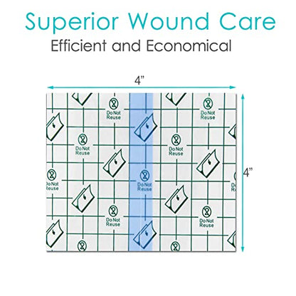100Pcs Waterproof Shower Protector Bandage 4"x4" for Chest Chemo Dialysis Catheter Shower Cover Hemodialysis Port Surgery Incisions Bath Guard Patch Transparent Film Clear Adhesive Wounds Dressing - size: 4x4 Inch (Pack of 100)