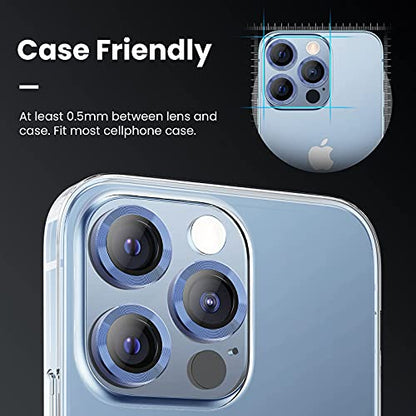 Tensea Camera Lens Protector Ring for iPhone 13 Pro - iPhone 13 Pro Max - color: Sierra Blue