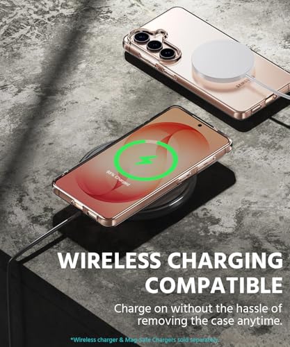 Compatible with Samsung Galaxy S26 Case, Ultra [Slim Thin] Flexible Clear TPU [Scratch-Resistant] Gel Rubber Soft Skin Silicone Protective Phone Case Cover for Galaxy S26 (Clear) - size: S26