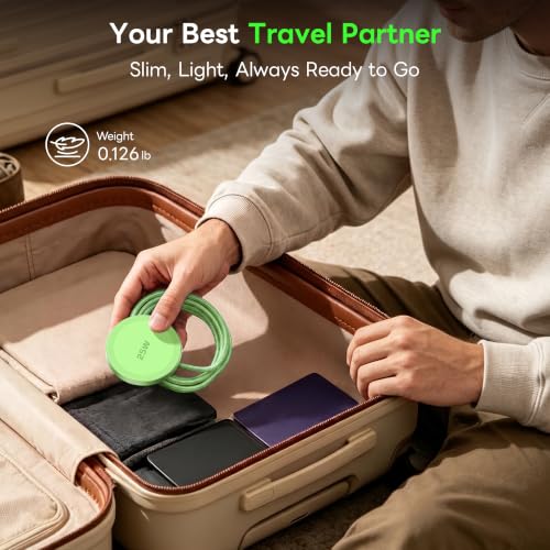 MagSafe 25W Magnetic Wireless Charger Fast Charging Pad for iPhone - color: Light Green