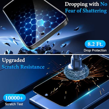 3 Pack Privacy Screen Protector Compatible for iPhone 16 Pro - size: 16 Pro