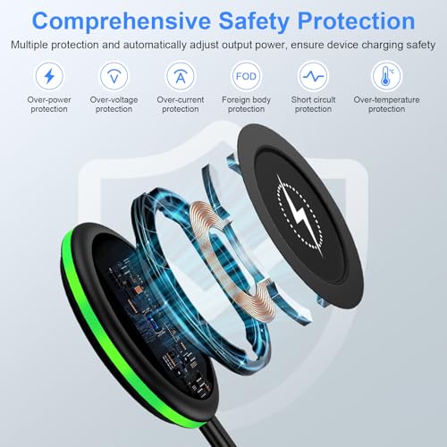 Wireless Charger Fast Charging Pad for Samsung Galaxy S26 Ultra/S26 Plus
