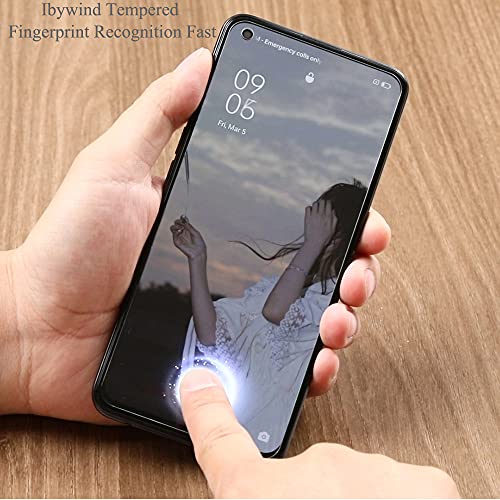 Ibywind for Oppo Reno 5/Find X3 Lite 5G Screen Protector,2 Pack,9H Hardness Tempered Glass and 1Pc Backing Carbon Fiber Film ,with Alignment Frame,Full Coverage,Bubble Free,Fingerprint Unlock,Scratch Resistant - size: Find X3 Lite/Reno 5 5G