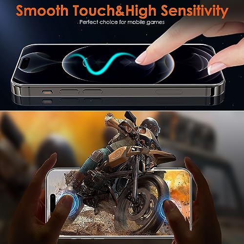 [3 Pack Soft Hydrogel Film Screen Protector for iPhone 15 Pro Max/iPhone 15 Plus, Upgraded Non-breakable Flexible TPU for iPhone 15 Pro Max Screen Protector Film (NOT Glass) - size: iPhone 15 Pro Max/15 Plus (6.7")