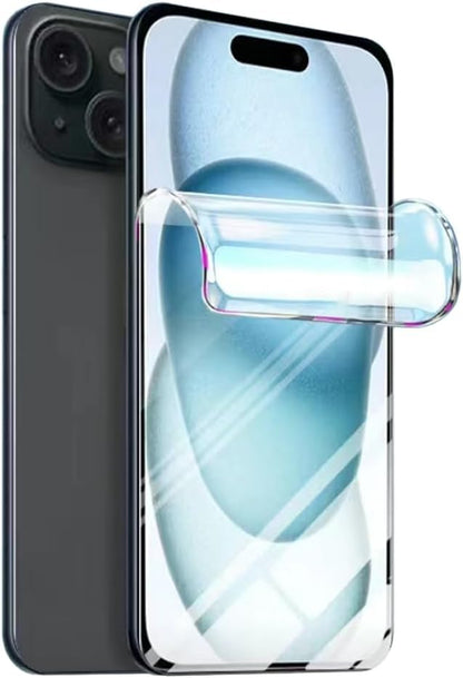 [2 Pack Hydrogel Screen Protector for iPhone 15 Pro Max