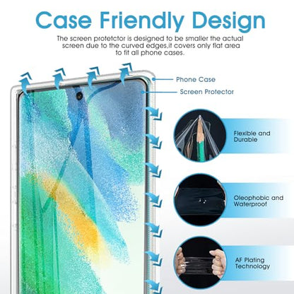 3 Pack for Samsung Galaxy S21 FE Screen Protector Flexible Soft - size: Samsung Galaxy S21 FE