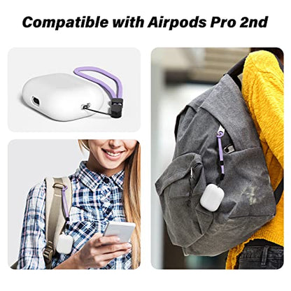 oakxco Lanyard Compatible with Airpods Pro 2 Loop - color: Light Purple