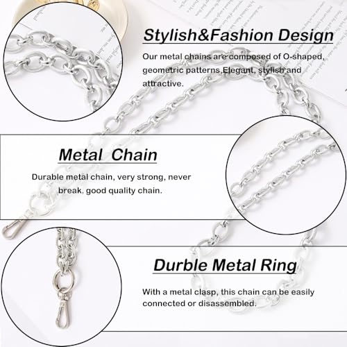 Crossbody Lanyard Strap, Universal Phone Chain Strap with Detachable Tether Tab, Durable Metal Strap Compatible with Most Phone Bags Purse - color: D