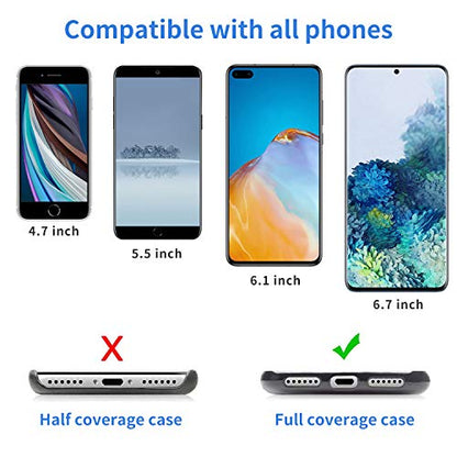 OUTXE Universal Phone Tether Tab Without Adhesive, 4 Pack Phone Lanyard Replacement Part for Phone Strap (4 PCS) - color: No Adhevise-black