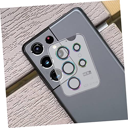 Angoily 2set Scratch Camera Lens Protectors for Ultra Tempered Film Easy Installation High Transparency Prevents Damage and Maintains Image Quality