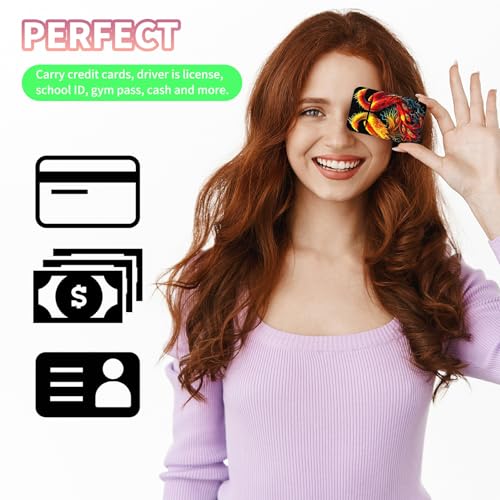 Phone Credit Card Holder Stick on, Cell Phone Pocket Self Adhesive Stretchy Stick on Wallet ID Credit Card Case Pouch Sleeve with Flap for All Smartphones, Flamingo Red - color: Flamingo Red