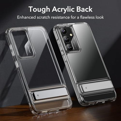 ESR for Samsung Galaxy S24 Ultra Phone Case, 3 Stand Modes Kickstand for S24 Ultra Cover, Military-Grade Drop Protection, Slim Fit, Boost Series Case, Clear - color: Boost-Clear