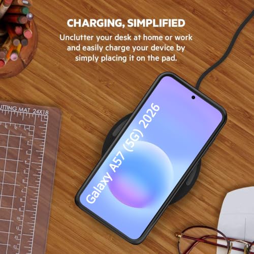 Battery Case for Galaxy A57,12000mAh Portable Protective Smart Wireless Charging Case Support Carplay Compatible with Galaxy A57 (6.7 inches)Rechargeable Extended Battery Charger Cover(Black) - size: for Galaxy A57