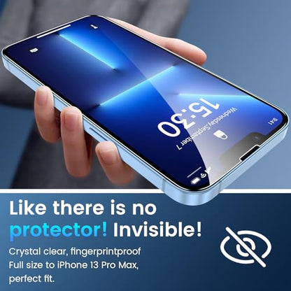 Fotbor for [3+3 Pack] iPhone 13 Pro Max Screen Protector with Camera Lens Protector, 9H Tempered Glass Case Friendly Film with Easy Installation Kit 6.7'' - size: iPhone 13 Pro Max-6.7 inch