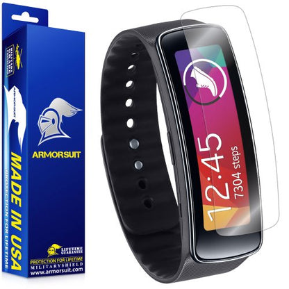 ArmorSuit 6 Pack Screen Protector Designed for Samsung Gear Fit Full Coverage MilitaryShield HD Clear Film - Made in USA - size: Gear Fit