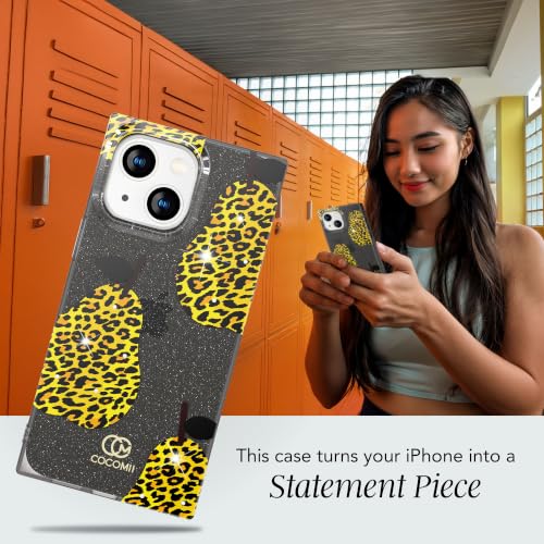 COCOMII Rectangle for iPhone 15 Case, Leopard Pear | Compatible with MagSafe Wireless Charging, Shockproof 10ft Drop Protection, Camera & Screen Protection, Premium Glossy Finish - color: Leopard Pear, size: iPhone 15 (6.1")