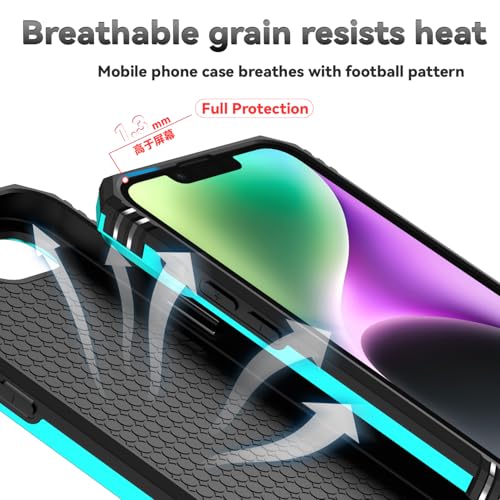 for iPhone 17E / iPhone 16E Case, with Camera Lens Cover HD Screen Protector, Dual Layer Military-Grade Drop Tested Magnetic Ring Holder Kickstand Protective Phone Case for iPhone 16E / 17E (Mint) - color: Mint with camera cover Military-Grade 2nd gen