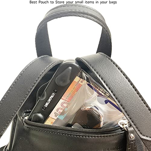 DRLOKPAK Submersible Waterproof Wallet Surf Dry Car Key FOB Case Bag 2Pack Waterproof Pouch Holder For Key Credit Door Ship Card Cash ID Driver Fishing Hunting License(Clear＋Clear) - color: Clear+Clear