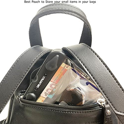 DRLOKPAK Submersible Waterproof Wallet Surf Dry Car Key FOB Case Bag 2Pack Waterproof Pouch Holder For Key Credit Door Ship Card Cash ID Driver Fishing Hunting License(Clear＋Clear) - color: Clear+Clear