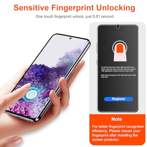 2 Pack 4 Way 360 ° Matte Privacy Screen Protector for Samsung Galaxy S20 Plus 6.7 Inch [Not Glass], Anti-Scratch, Anti-Glare, Support Fingerprint Unlock - size: Samsung Galaxy S20 Plus