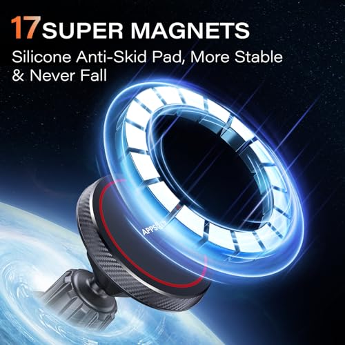 APPS2Car for MagSafe Car Mount for Air Vent [2 Pack] Magnetic Phone Holder - color: Magsafe 2-Pack
